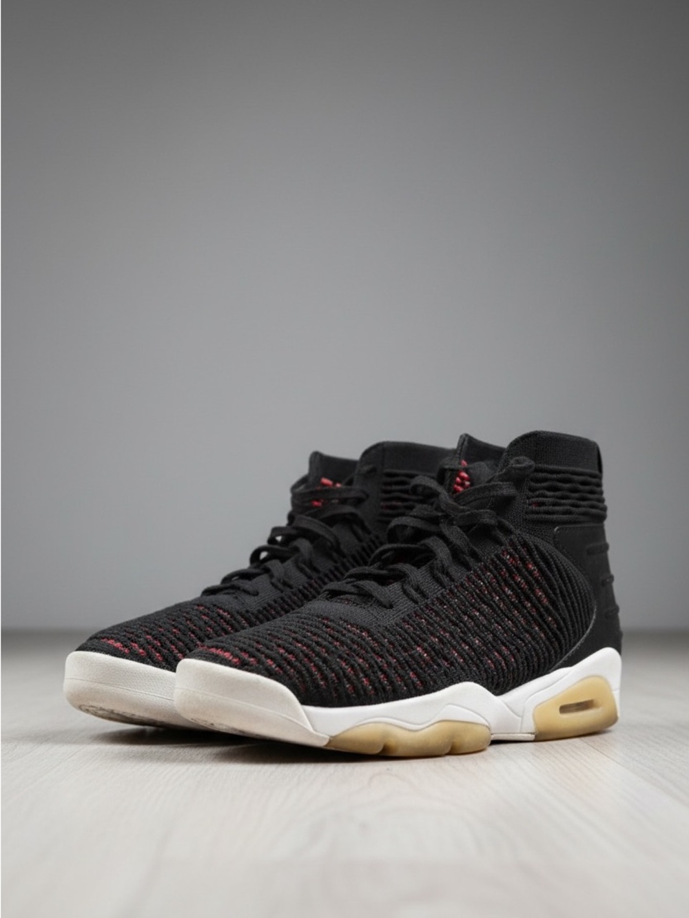 Jordan Flyknit Elevation 23 Black University Red (AJ8207-023)